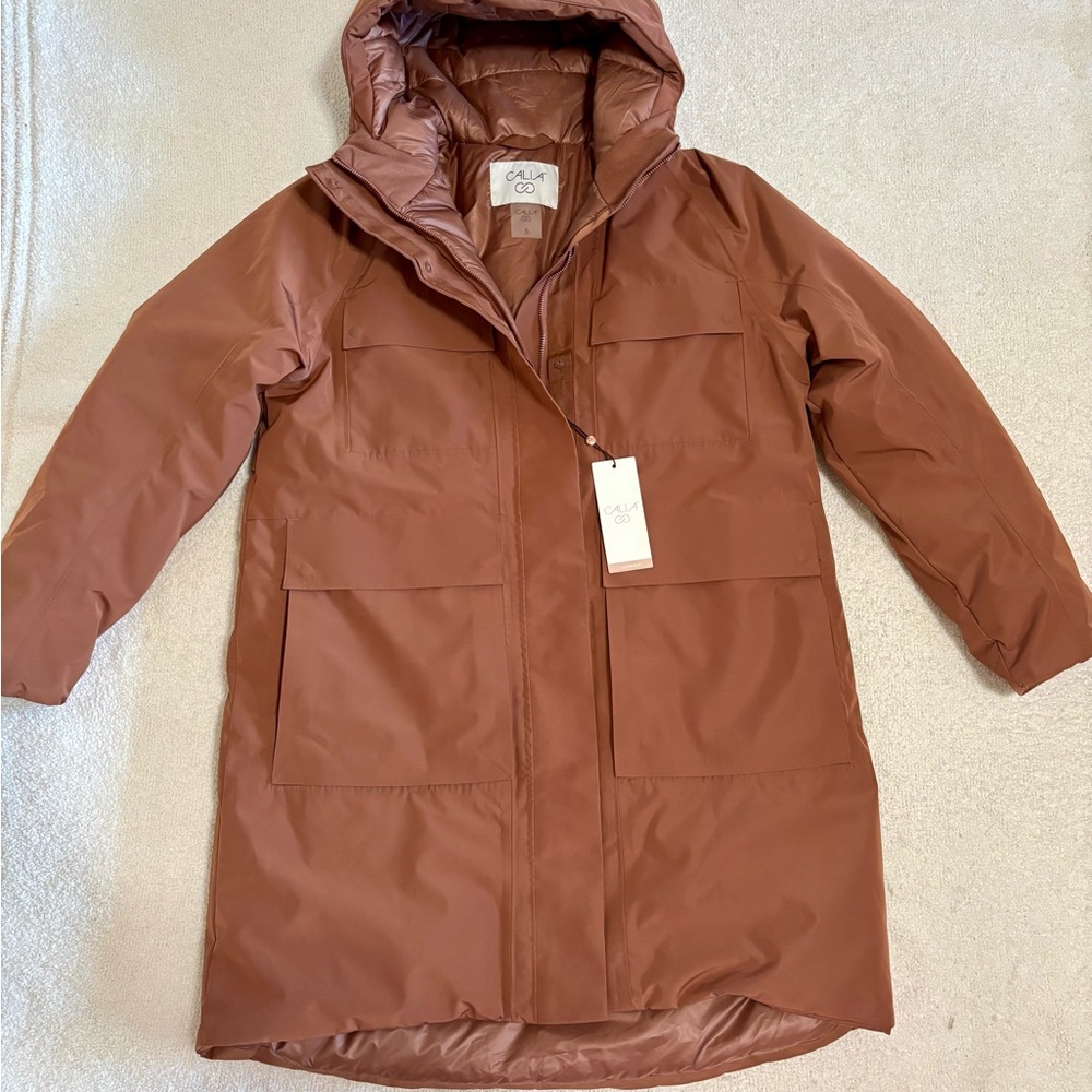 Calia Women's Waterproof Hooded Parka Jacket - Picture 10 of 13